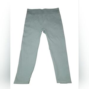 NWOT Garage Teal Super Sculpt Seamless Crop Leggings Sz Large